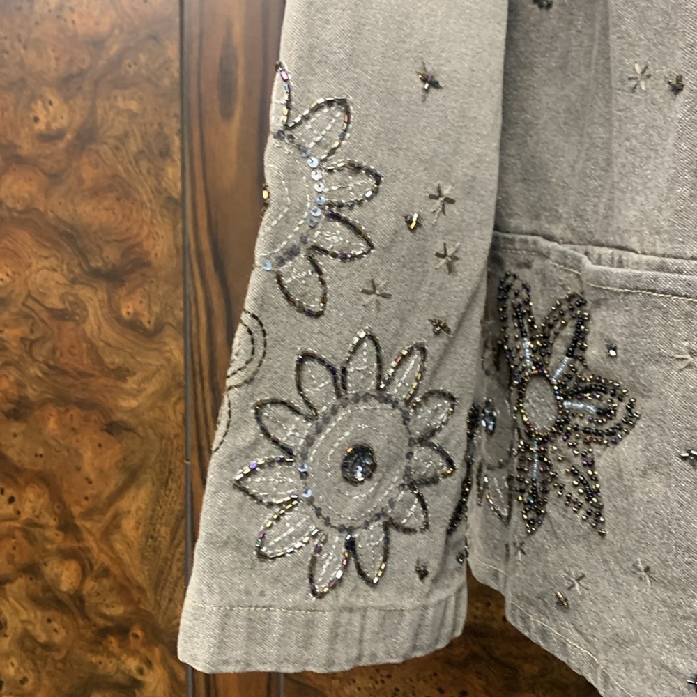 Gray Jean Jacket - image 5